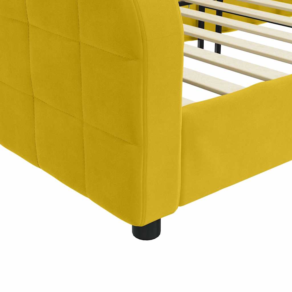 daybed 80x200 cm velour gul