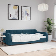 daybed 90x200 cm velour blå