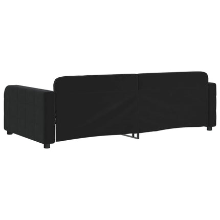 daybed 90x200 cm velour sort