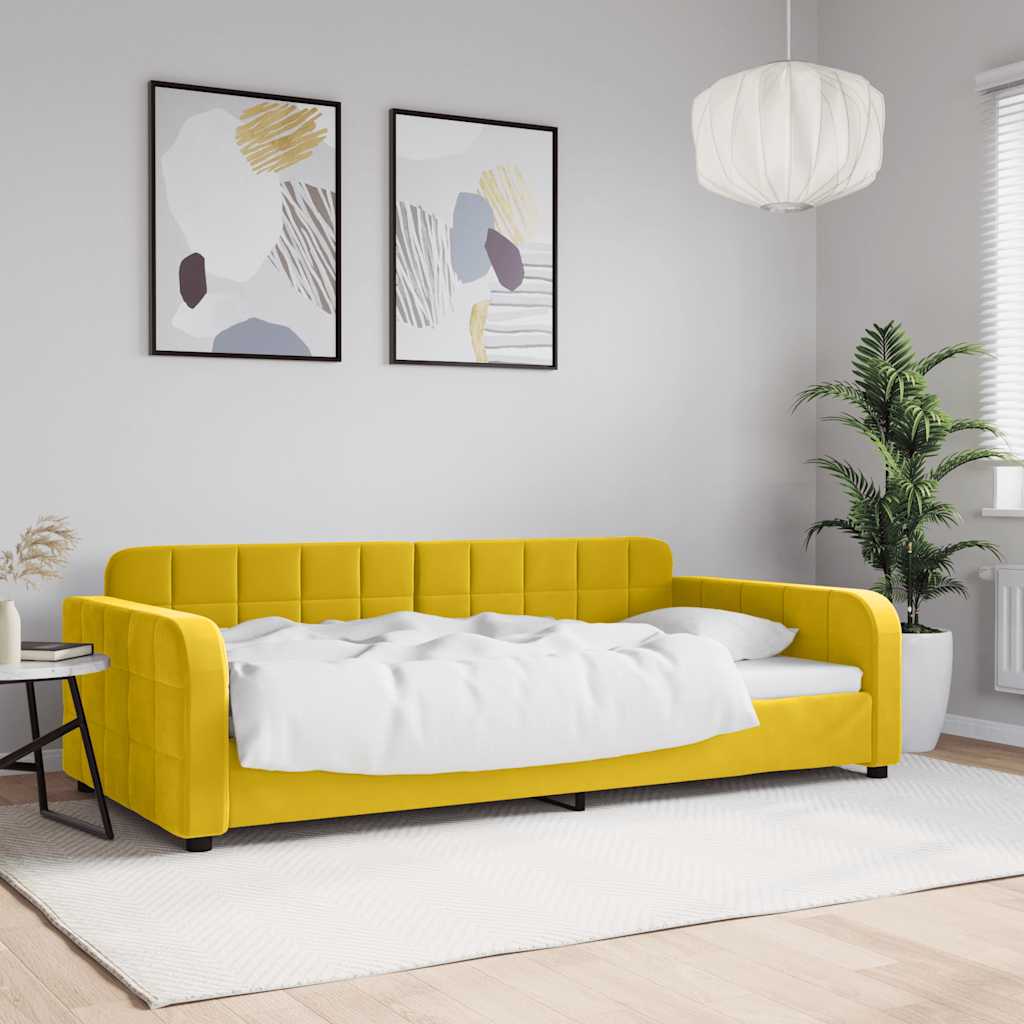 daybed 100x200 cm velour gul
