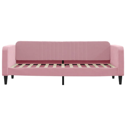daybed 80x200 cm velour pink