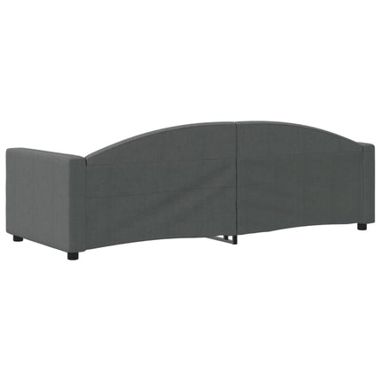 daybed 80x200 cm stof mørkegrå