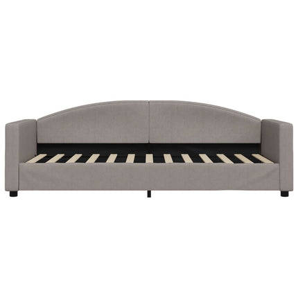 daybed 80x200 cm stof gråbrun