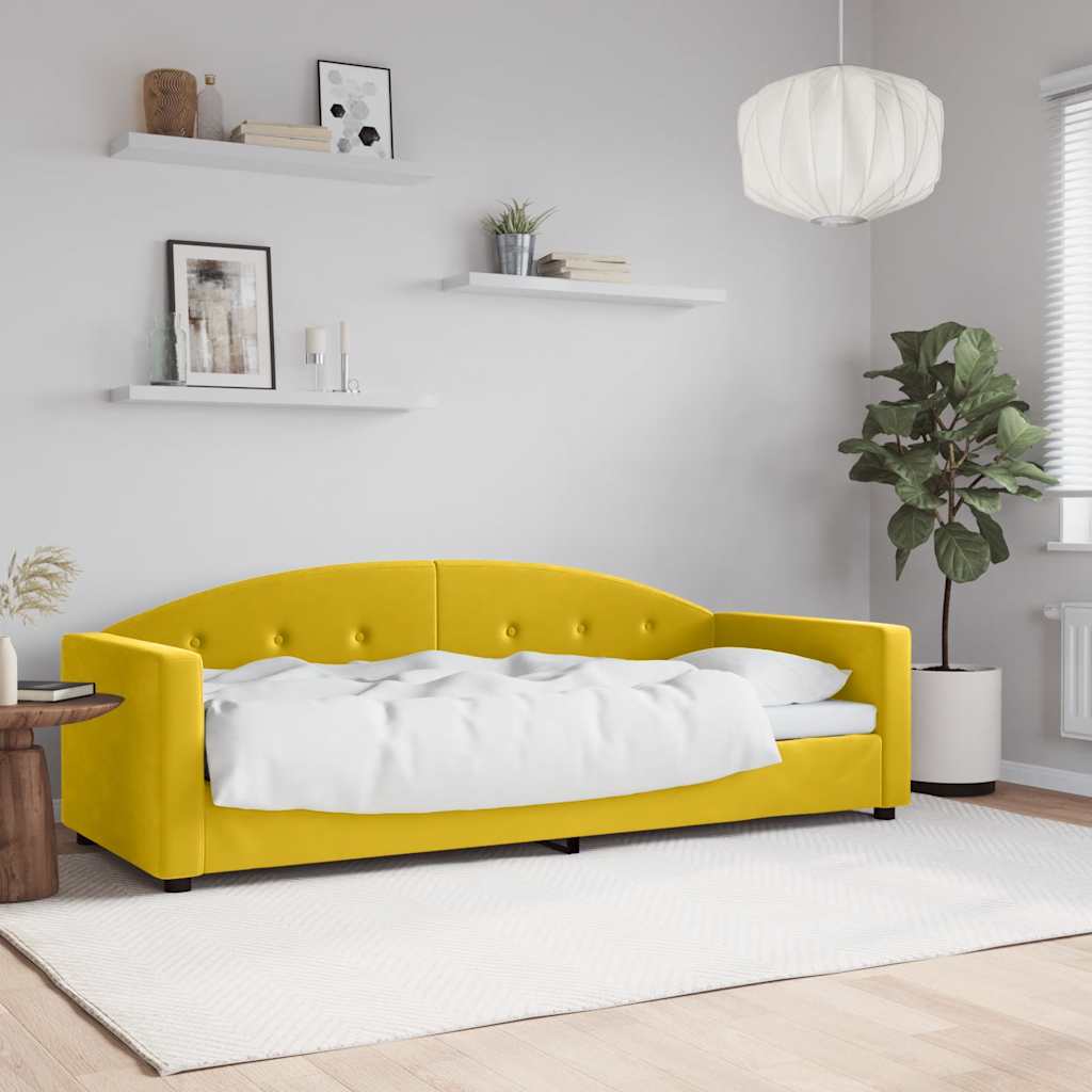 daybed 80x200 cm velour gul