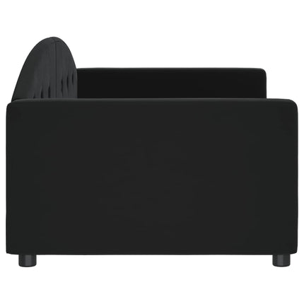 daybed 90x190 cm velour sort
