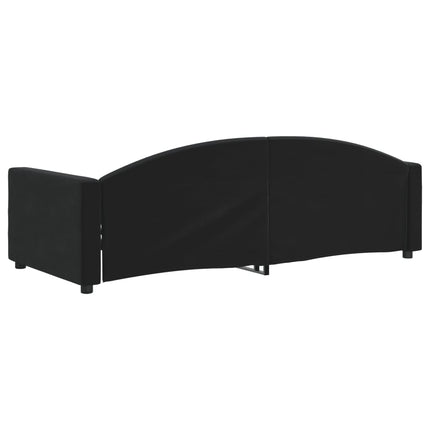 daybed 90x190 cm velour sort