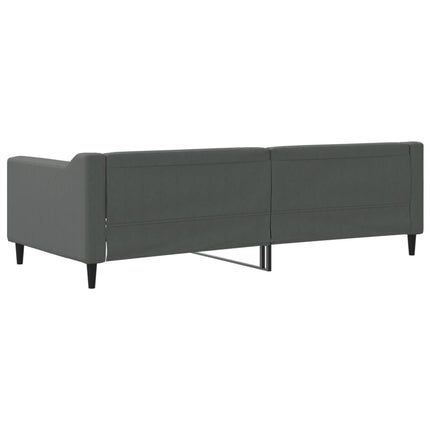 daybed 90x200 cm stof mørkegrå