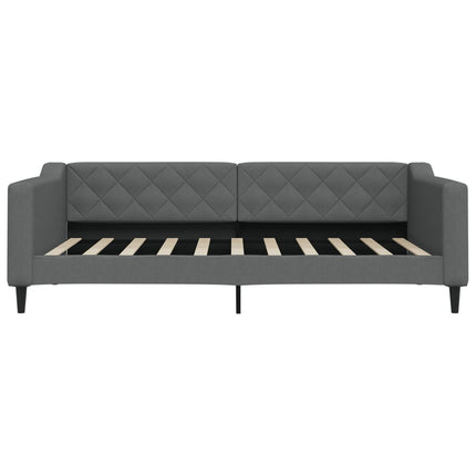daybed 100x190 cm stof mørkegrå