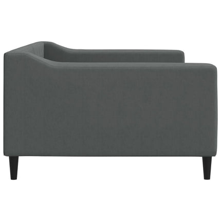daybed 100x190 cm stof mørkegrå