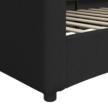 daybed 90x200 cm stof sort