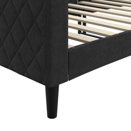 daybed 80x200 cm velour sort