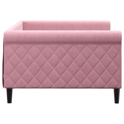 daybed 100x200 cm velour pink