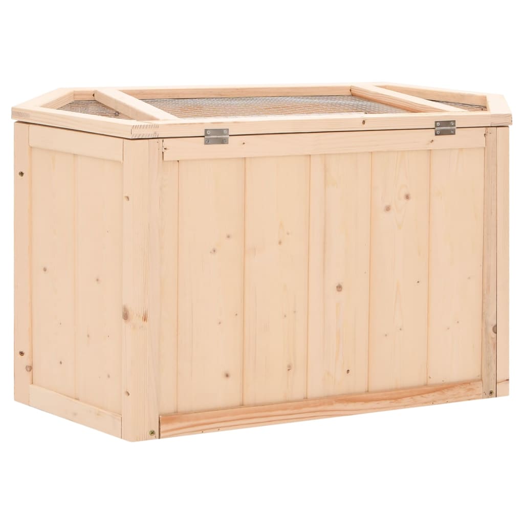 hamsterbur 80x40x43 cm massivt fyrretræ