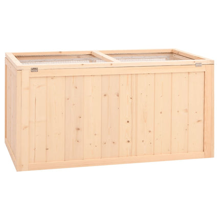 hamsterbur 104x52x54 cm massivt træ gran