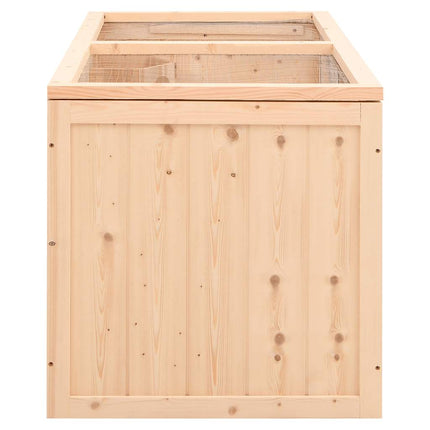 hamsterbur 89,5x45x45 cm massivt træ gran