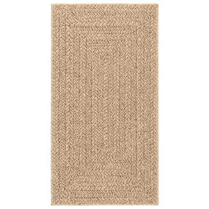 gulvtæppe ZIZUR 80x150 cm jute-look indendørs og udendørs