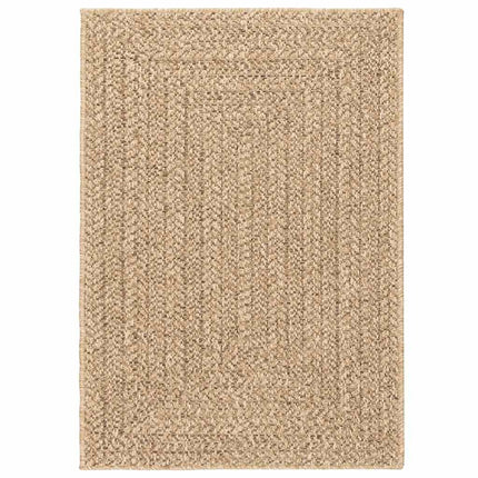 gulvtæppe ZIZUR 160x230 cm jute-look indendørs og udendørs