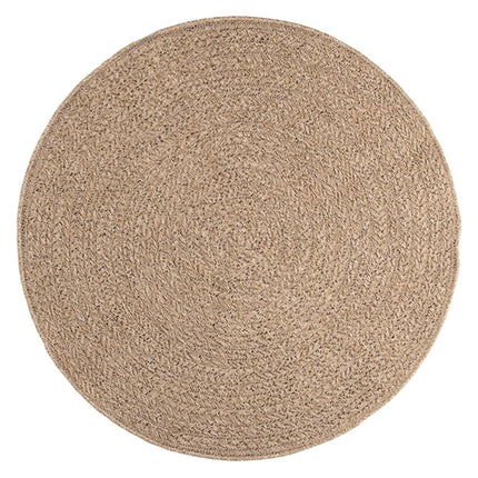 gulvtæppe ZIZUR 120 cm jute-look indendørs og udendørs