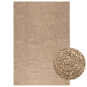 gulvtæppe ZIZUR 120x170 cm jute-look indendørs og udendørs