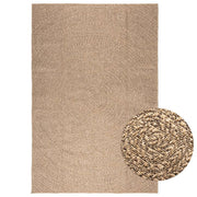 gulvtæppe ZIZUR 200x290 cm jute-look indendørs og udendørs