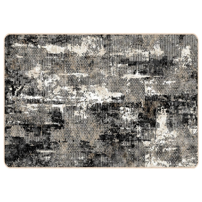 gulvtæppe 120x180 cm vaskbart flerfarvet