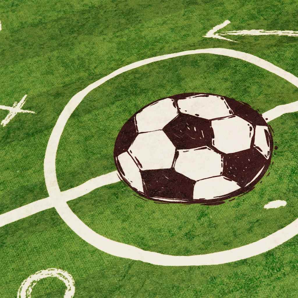 gulvtæppe til børn 160x230 cm skridsikkert vaskbart fodboldbane