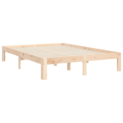 sengeramme med sengegavl Small Double massivt træ