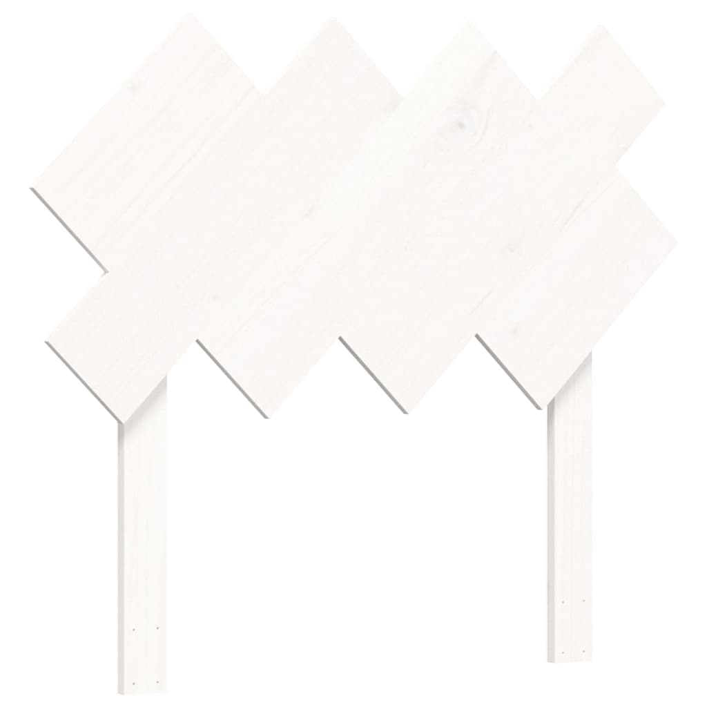 sengeramme uden madras 90x200 cm massivt fyrretræ hvid