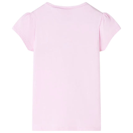 T-shirt til børn str. 128 lyserød