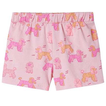 Pyjamas til børn str. 92 korte ærmer lyserød
