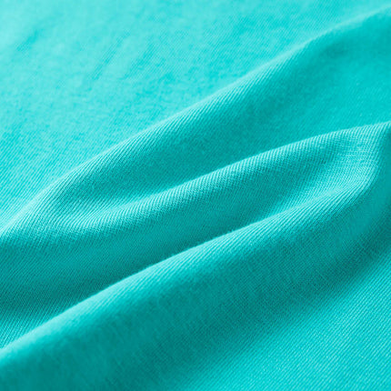 T-shirt til børn str. 128 mintgrøn