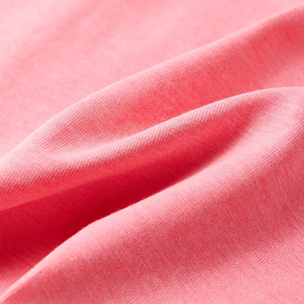 T-shirt til børn str. 128 neon-pink