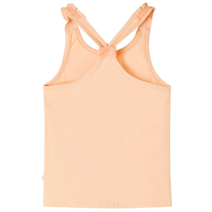 Tanktop til børn str. 128 lys orange