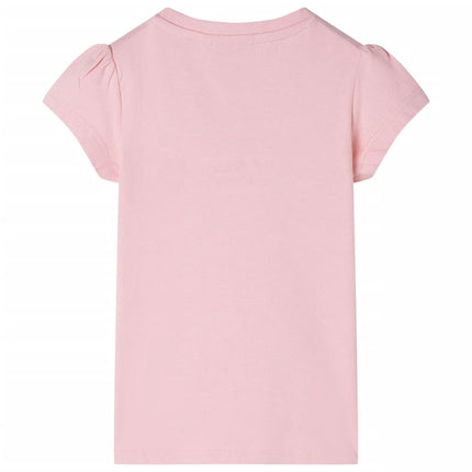 T-shirt til børn str. 104 lyserød