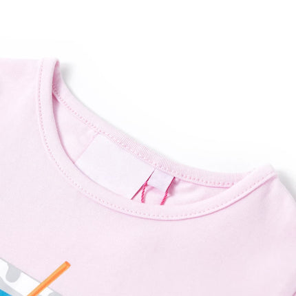 T-shirt til børn str. 140 lyserød