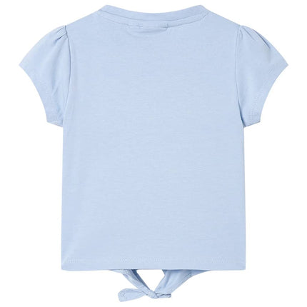 T-shirt til børn str. 104 blå