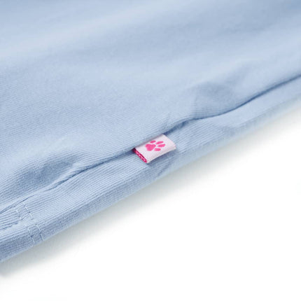 T-shirt til børn str. 116 blå
