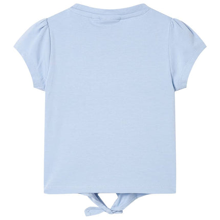 T-shirt til børn str. 128 blå