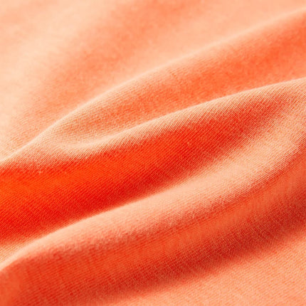 T-shirt til børn str. 104 neon-orange
