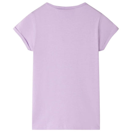 T-shirt til børn str. 104 lilla
