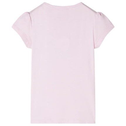 T-shirt til børn str. 128 lyserød