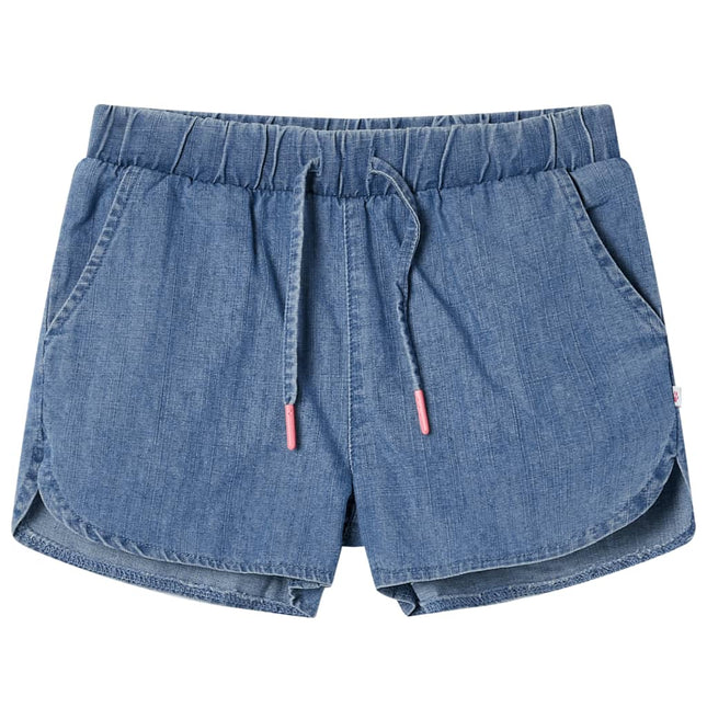 Shorts til børn str. 128 denimblå