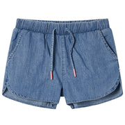 Shorts til børn str. 128 denimblå