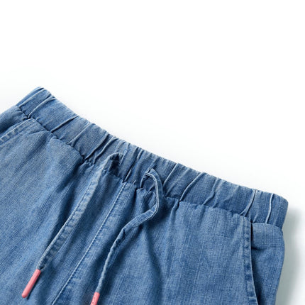 Shorts til børn str. 140 denimblå