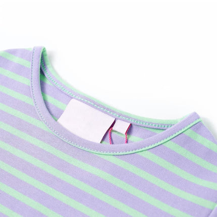 T-shirt til børn str. 116 mintgrøn