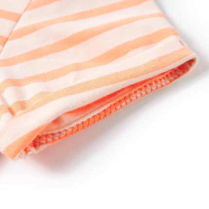 T-shirt til børn str. 116 neon-orange