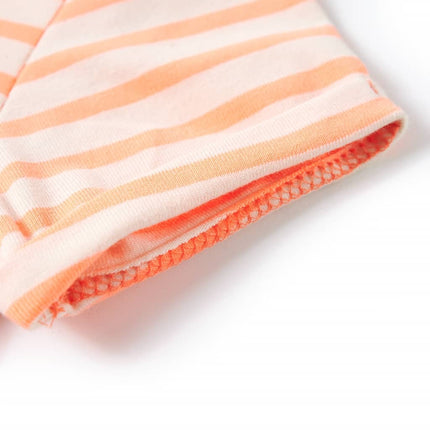 T-shirt til børn str. 128 neon-orange