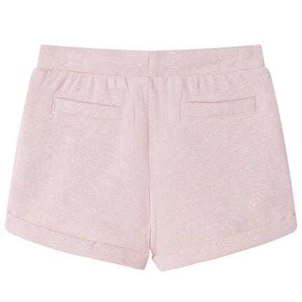 Shorts til børn str. 128 med snor lyserød