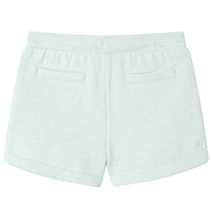 Shorts til børn str. 140 med snor lys mintgrøn