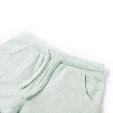 Shorts til børn str. 140 med snor lys mintgrøn
